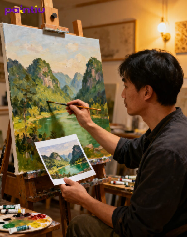 Custom Hand Painting Landscape