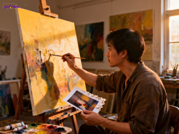 Custom Abstract Painting From Photo