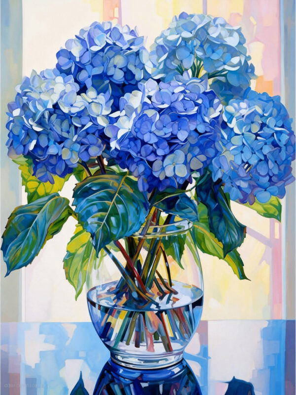 Hydrangea Flowers Diamond Art Painting Kits for Adults-DP14