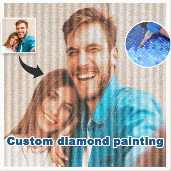 CUSTOM DIAMOND PAINTING FROM YOUR PHOTO