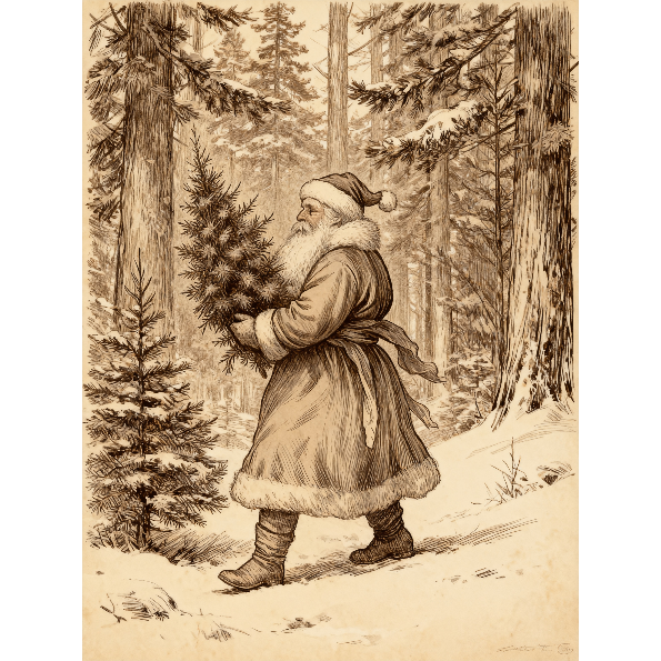 Sparkling Christmas Tree Diamond Art Painting Kit - Full Drill DIY Holiday Decor-DP031