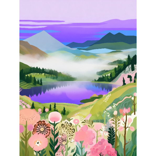 Landscaple Diamond Art Painting Kits for Adults-DP039