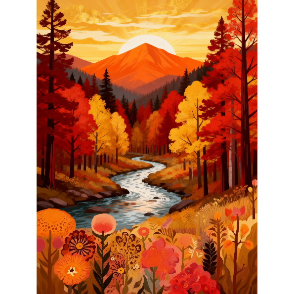 Landscaple Diamond Art Painting Kits for Adults-DP040