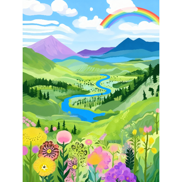 Landscaple Diamond Art Painting Kits for Adults-DP041