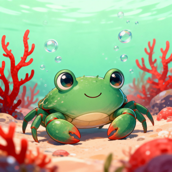 Cute Crab Diamond Art Painting Kits for Kids DP042