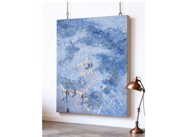 Hand Painted Landscape Summer Beach Oil Painting HP-LP01