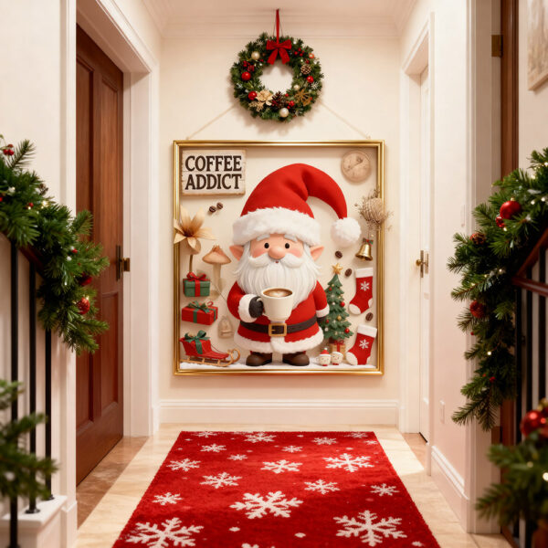 Santa Claus Drinks Coffee Diamond Art Painting Kits PA0137