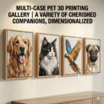 Custom 3D Pet Painting from Photo shows