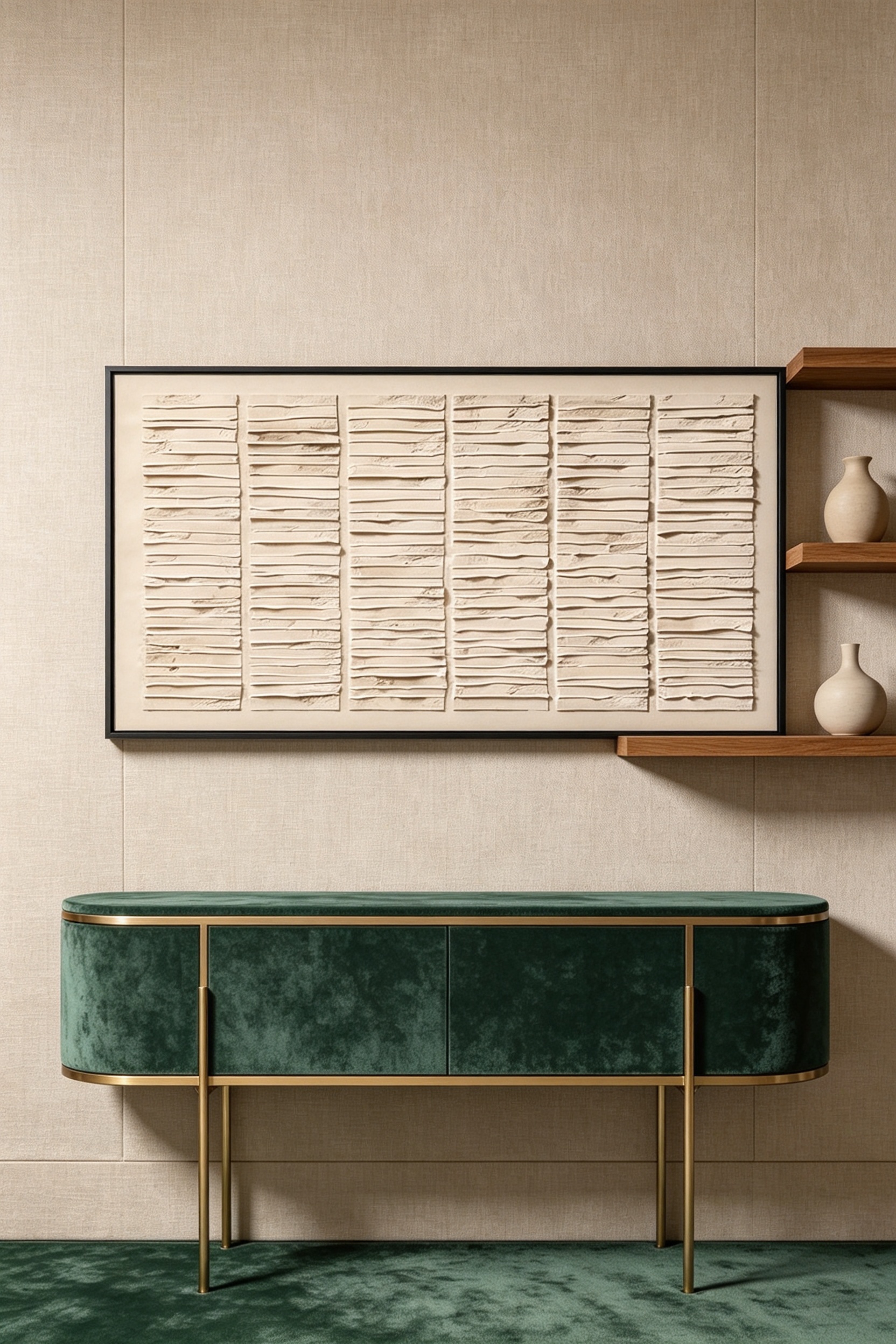 Wabi-Sabi - Large Modern 3D Textured Canvas Wall Art