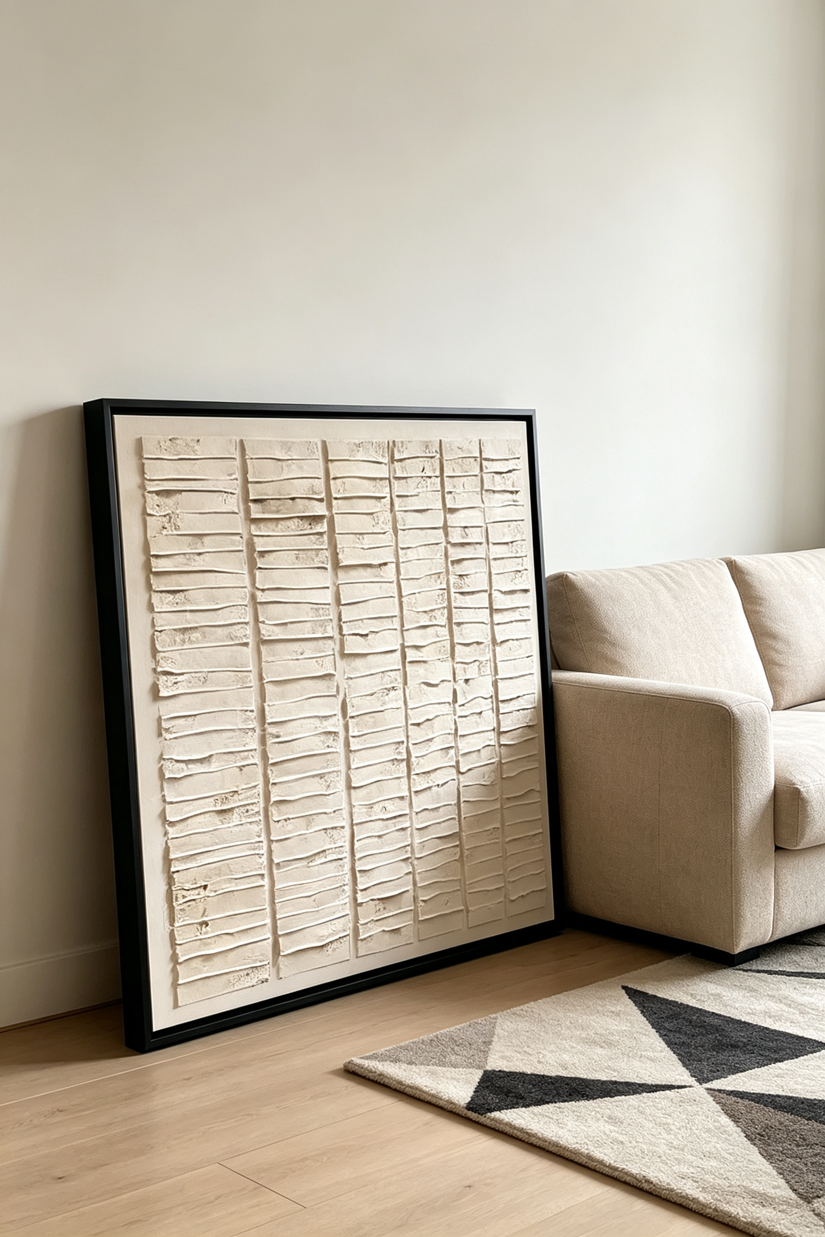 large modern 3d textured canvas wall art