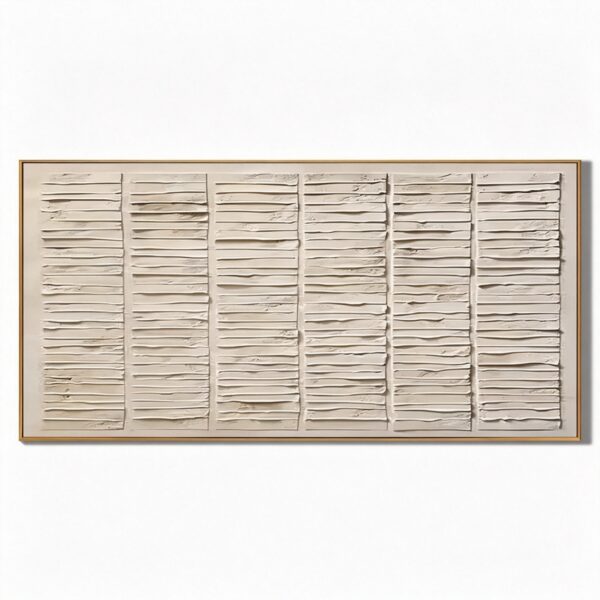Wabi-Sabi - Large Modern 3D Textured Canvas Wall Art
