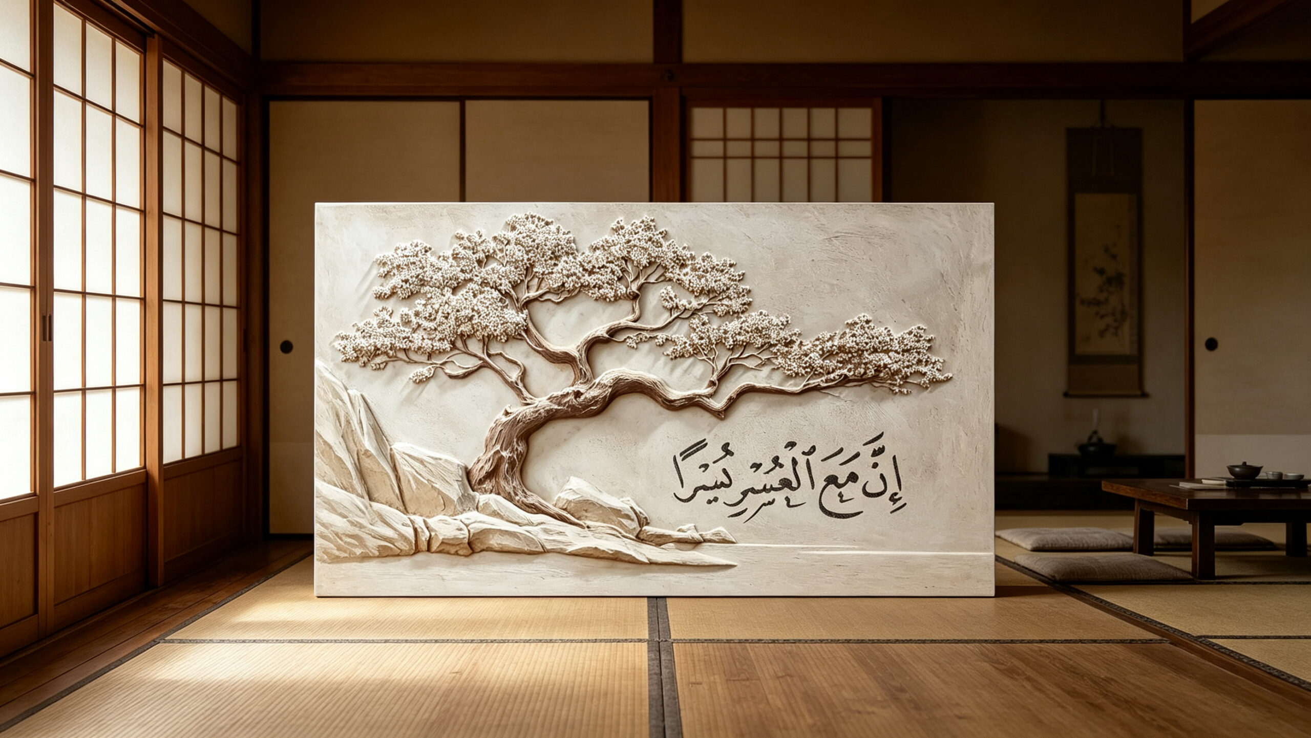 3D Islamic wall art Arabic calligraphy textured home decor