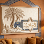 3d-islamic-calligraphy-with-hardship-comes-ease-wall-art