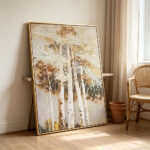 3d-textured-golden-birch-tree-canvas-wall-art