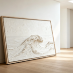3d-textured-monochromatic-white-ocean-wave-wall-art
