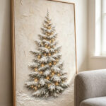 3d-textured-snowy-christmas-tree-canvas-wall-art