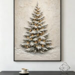 3d-textured-snowy-christmas-tree-canvas-wall-art