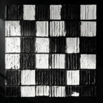 Black and White Geometric 3D Textured Wall Art